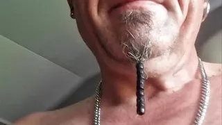 Oops, the neighbor almost saw my cock!!