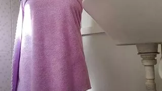 Nothing Tastier Than Getting Into Mischief In The Bathroom And Cumming With Urine