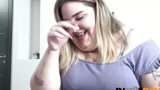 BIG BIG CASTING! Astounding Spanish BBW Isabela eats a young rookie whole