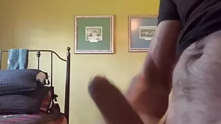 I been playing with this cock all day and night till I bust a nut