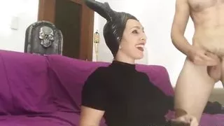 Malfica Cosplay Fucking with Lush Vibrating Ms Cock