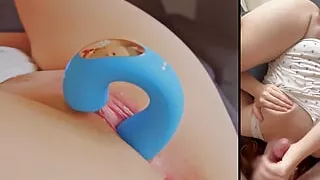 I Suck Your Balls Until You Cum While Making Myself Cum