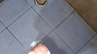 Shake in the bathroom today