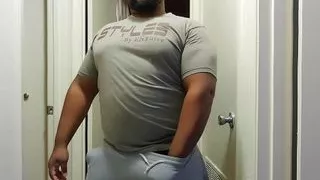 Thick Step Daddy Welcomes You Home to Cock