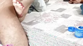 Stepdad fucked her stepdaughter her CREAMY PUSSY in bedroom