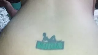 Naughty blonde gives it