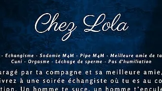 French Dirty Talk   Audio Story   You suck and get sodomized at swingers' parties