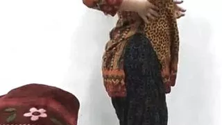 Sexy Muslim woman showing his big titts and rubbing his tight pussy