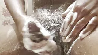 Desi Indian hot Boy jerking his Big Black Thick Dick