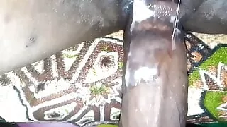 She Fuck Me Till She Cum Inside My Black Pussy