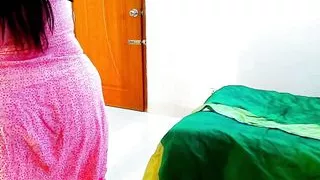 Transgender stepson handcuffed and fucked by sexy stepmother while her husband was not at home