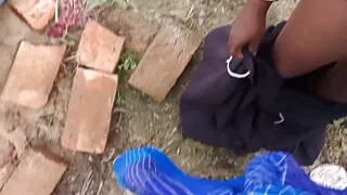 Bhabhi ko Ghar ke piche bulakar chudai