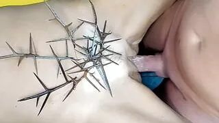 Milf chow her pussy and get intense orgasm