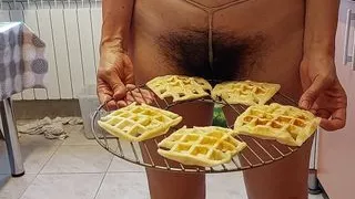 Hot amateur couple in the kitchen. Crazy couple in the kitchen hairy pussy, hairy ass, big tits, big ass, big nipples.