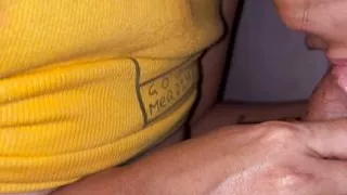 Desi Indian beautiful Aunty sucking cock an getting fucked by her husband