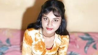 Leave friend's sister in her house after leashing. Friend's sister