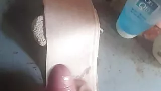 didn't finish, but showed off his beautiful, big dick