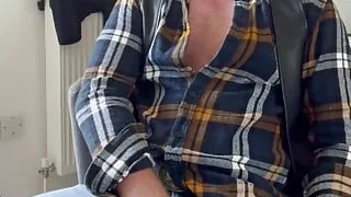 Leather Cowboy Wank & Play