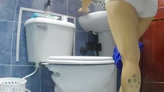 Nurse Pissing In Public Bathroom Doctor Gocco's Office