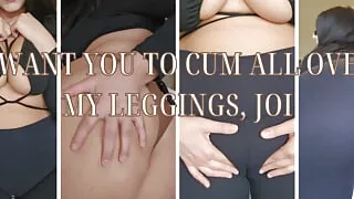 Teacher Scarlet got horny after class and gets naughty on her Leggings