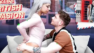 TGIRLS XXX - Itzel Saenz Gets Wild Fucking The Brit Guy