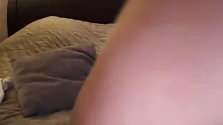 My neighbor showed her tits and shaved pussy