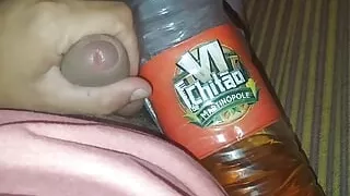 Gasoline on the boy's stick to increase the power.