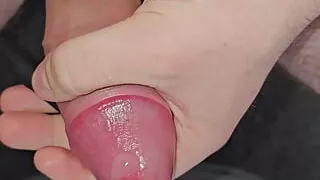 I push various penis / cum plugs into my cock, some have slipped into me