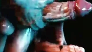 Two cute girl trapped by monsters in the monster world