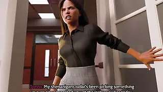 Freshwoman 10 Gabby and Me Almost Got Caught - Lilly Love Getting My Big Cock in Her.