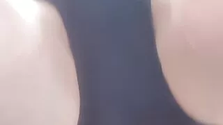 Watch my soft delicious bulge from below.