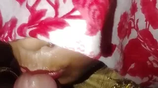 Sexi Indian Bhabhi cheeting husbend taken devar big coock in mouth deepthort bolwjob