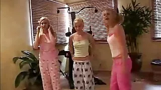 Little Summer playing games and strip off