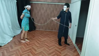 Tame A Woman On A Triangular Chair