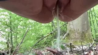 German Goth BBW Abby Strange Piss Fetish - Pee public