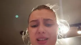 Ride on the dick and close up masturbate