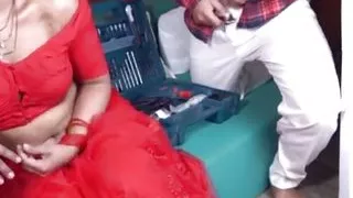 Sexy married wife taught her teenage brother-in-law