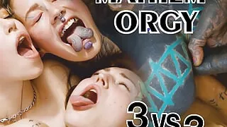 Tattooed babe Anuskatzz gets double penetrated