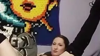 Playing with Vibrator and Dildo 2Toys