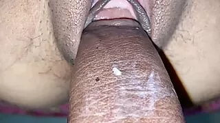 Close up creampie Desi Kolkata bengali boudi open her pussy hole with both hand and takes cum inside