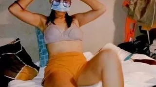 Solo playing pussy with eggplant, so creamy so juicy pussy