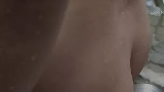 Indian Woman with Big Boobs Outdoor