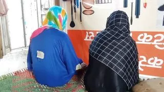 Two Muslim Hijab College Girl Sex with Muslim Boy