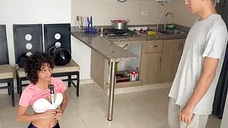 I Fuck an Unknown Latina Girl Who Asks Me for Help and I Fuck Her Hard in My Apartment