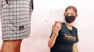 Stepbrother and stepsister were alone at home, stepbrother fucked stepsister hard