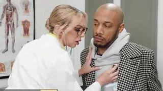 Horny Blonde Doctor Tiffany Watson Has Two Patients Playing With Her Thirsty Pussy - BRAZZERS