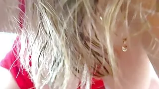 Summer morning! Quick fuck on the floor. He can't resist more then 1 min!