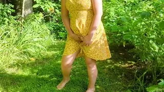 couldn't hold it anymore, oops