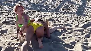 Wrestling Fetish with Bambie