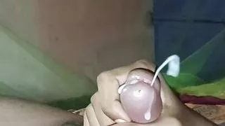Desi boy giving huge Cumshot spray